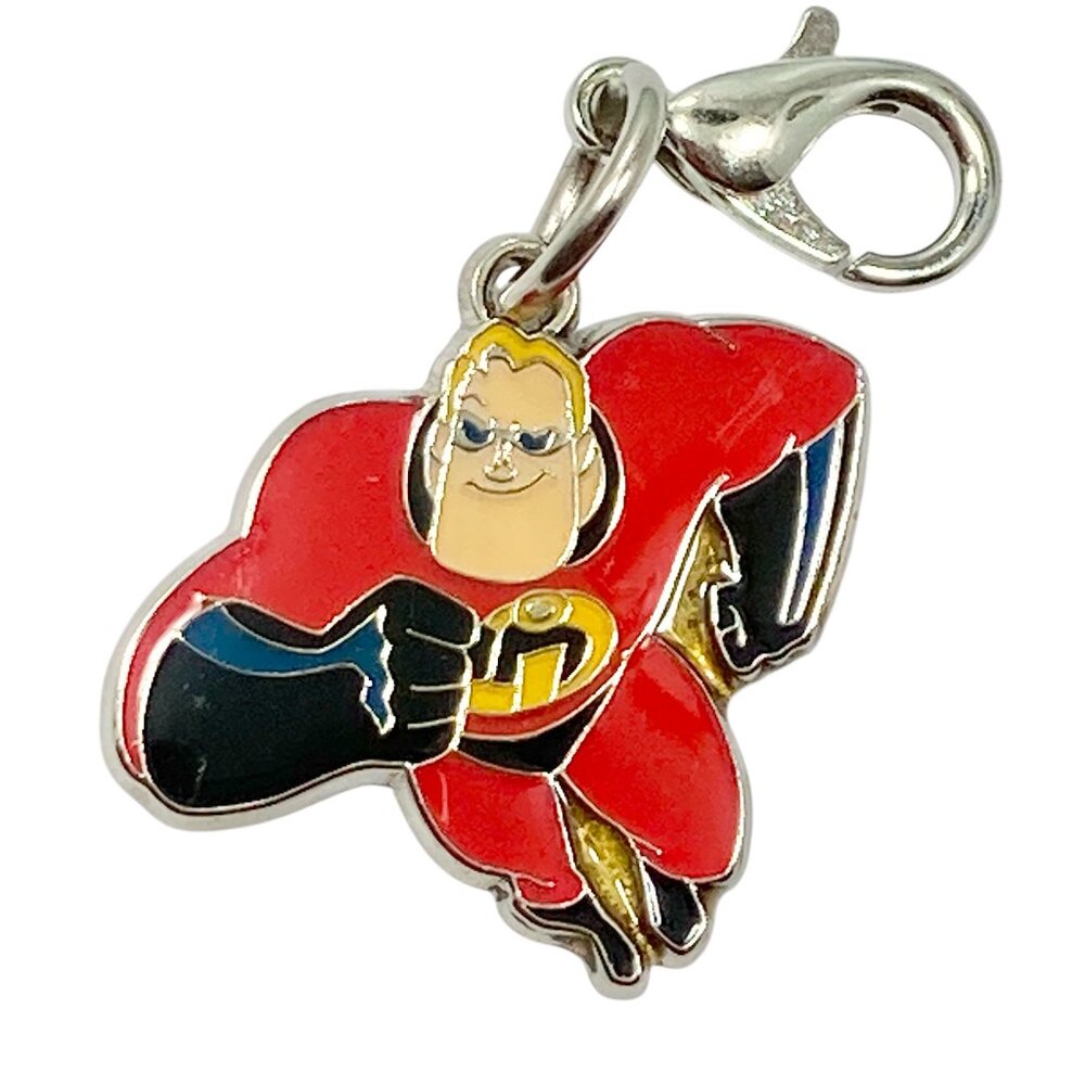 Vtg Disney Pixar Mr Incredible Robert Bob Parr Clip On Charm The Incredibles